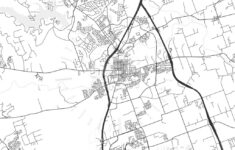 Empty Vector Map Of Georgetown Texas Usa Printable Road Map