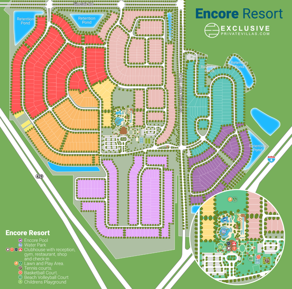 Encore Resort Map Exclusive Private Villas