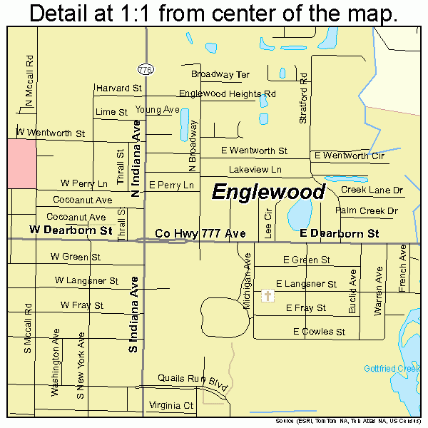 Englewood Florida Street Map 1220825