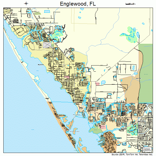 Englewood Florida Map Area