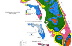 Estimated Yield Of Fresh Water Wells 1975 Fresh Water Map Of