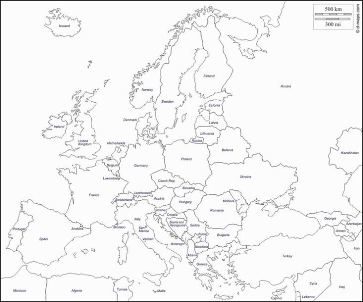 Blank Map Of Europe Africa And Asia And Travel Information Printable Map Of Europe And Asia