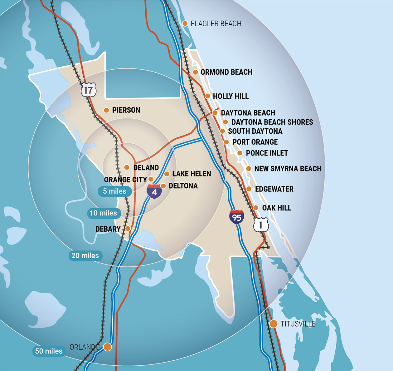 Explore Our Beautiful Communities Deland Florida Map Printable Maps