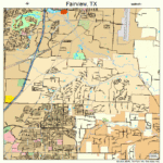 Fairview Texas Street Map 4825224