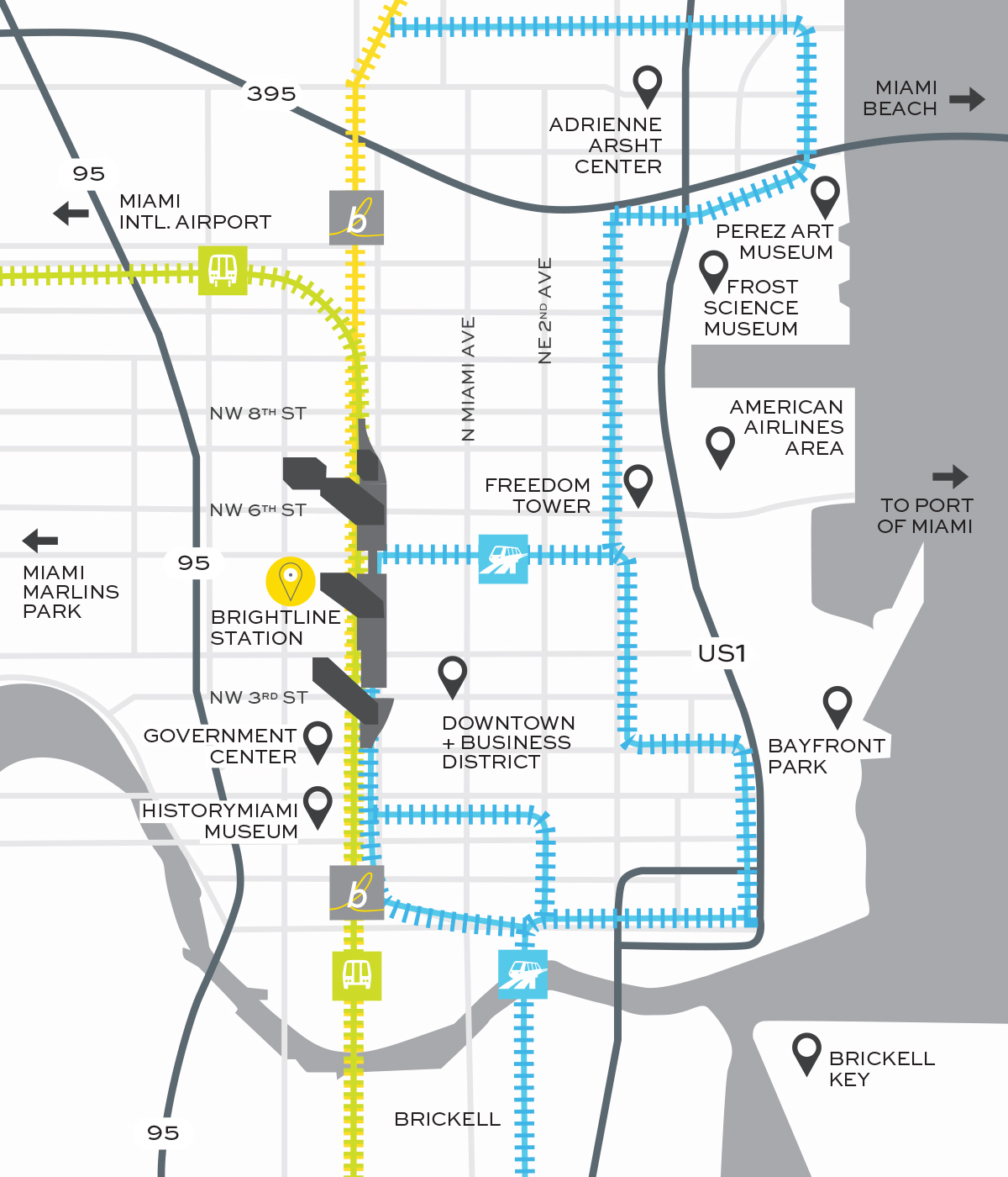 Brightline Route Map Florida Wells Printable Map