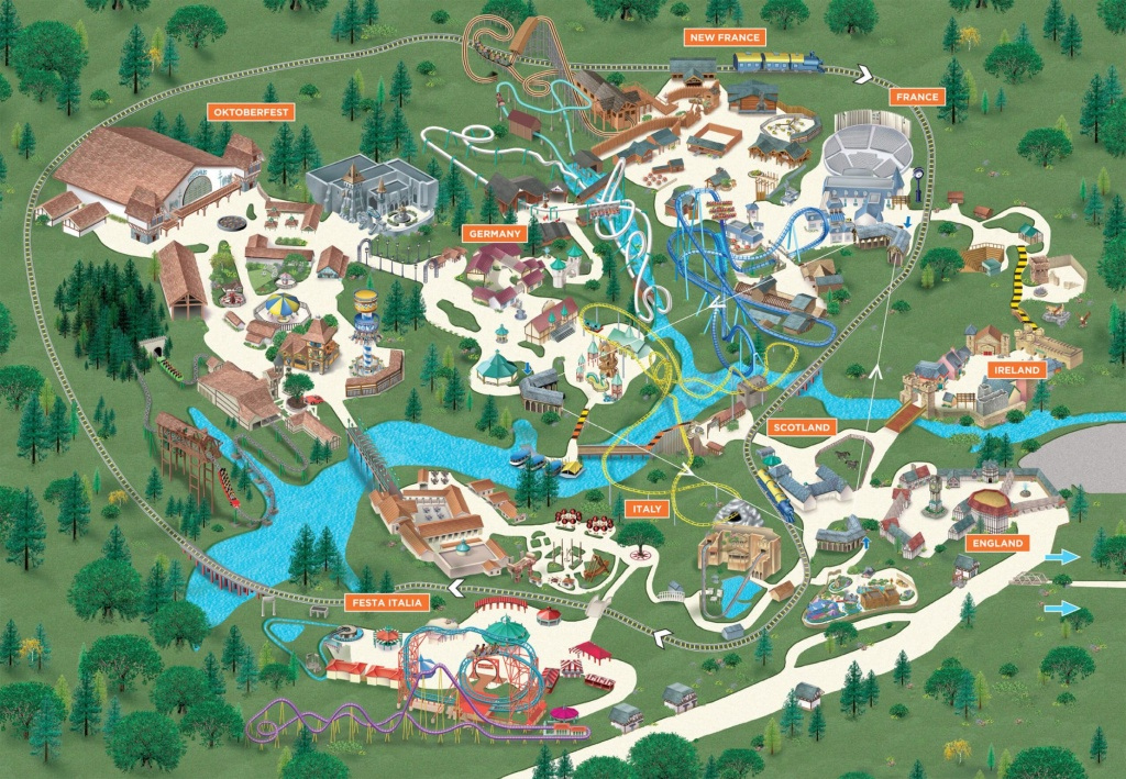 Busch Gardens Florida Map | Wells Printable Map
