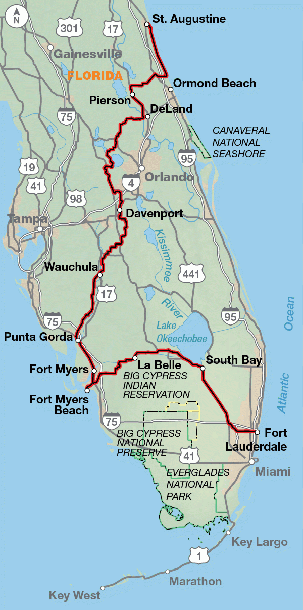 Florida Connector Adventure Cycling Route Network Adventure Cycling 