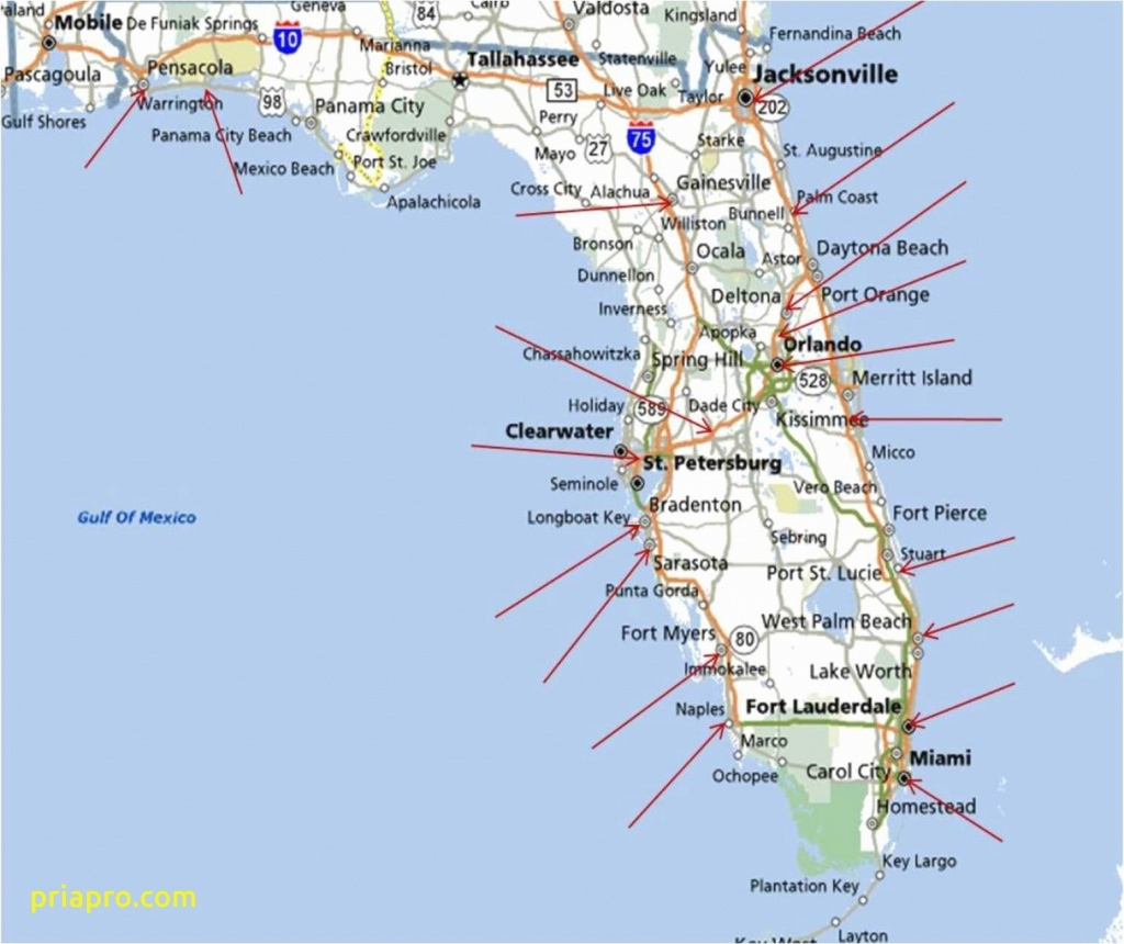 Florida East Coast Beaches Map Printable Maps