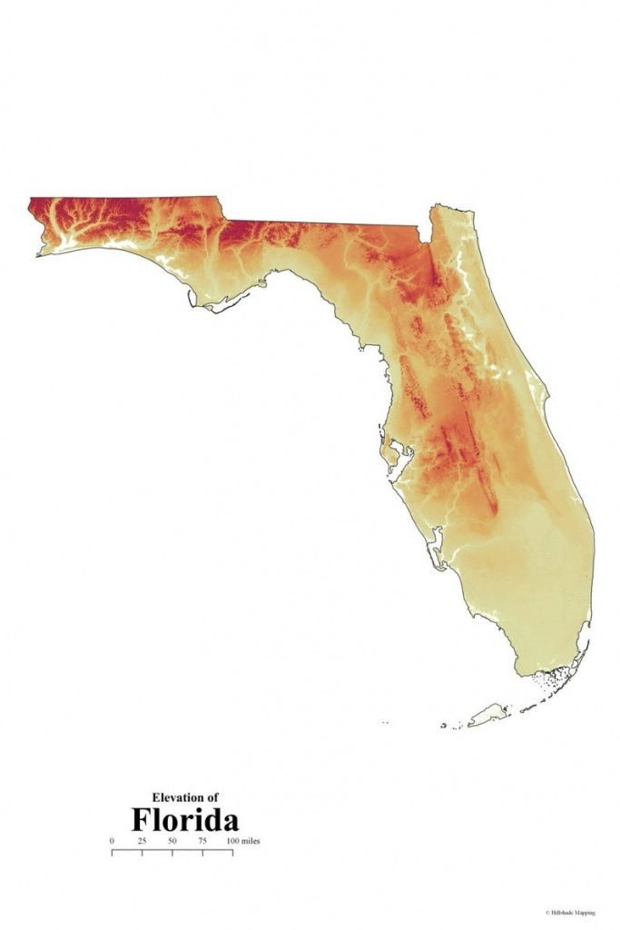 Florida Elevation Map By Address Printable Maps