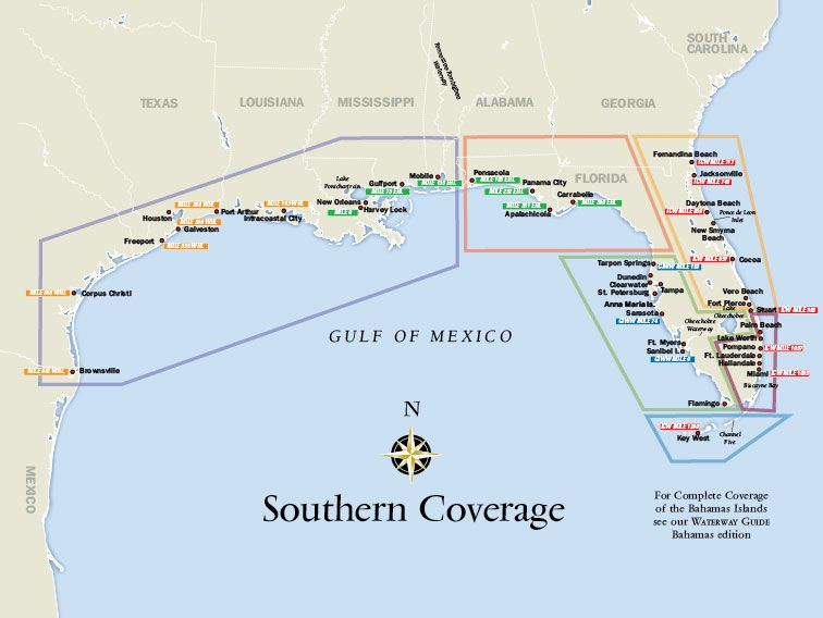 Florida Gulf Intracoastal Waterway Map