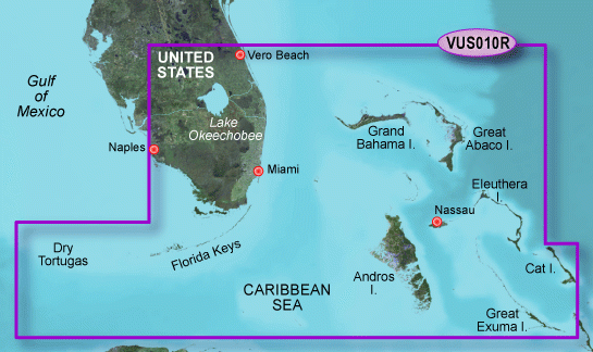 Florida Keys And Bahamas Map