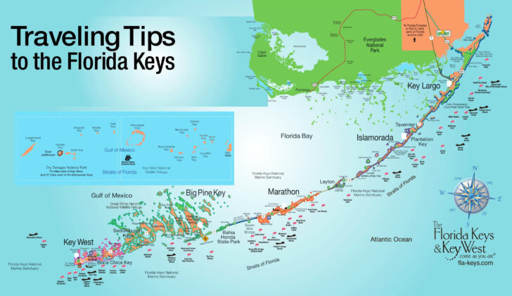 Beach Map Florida Keys