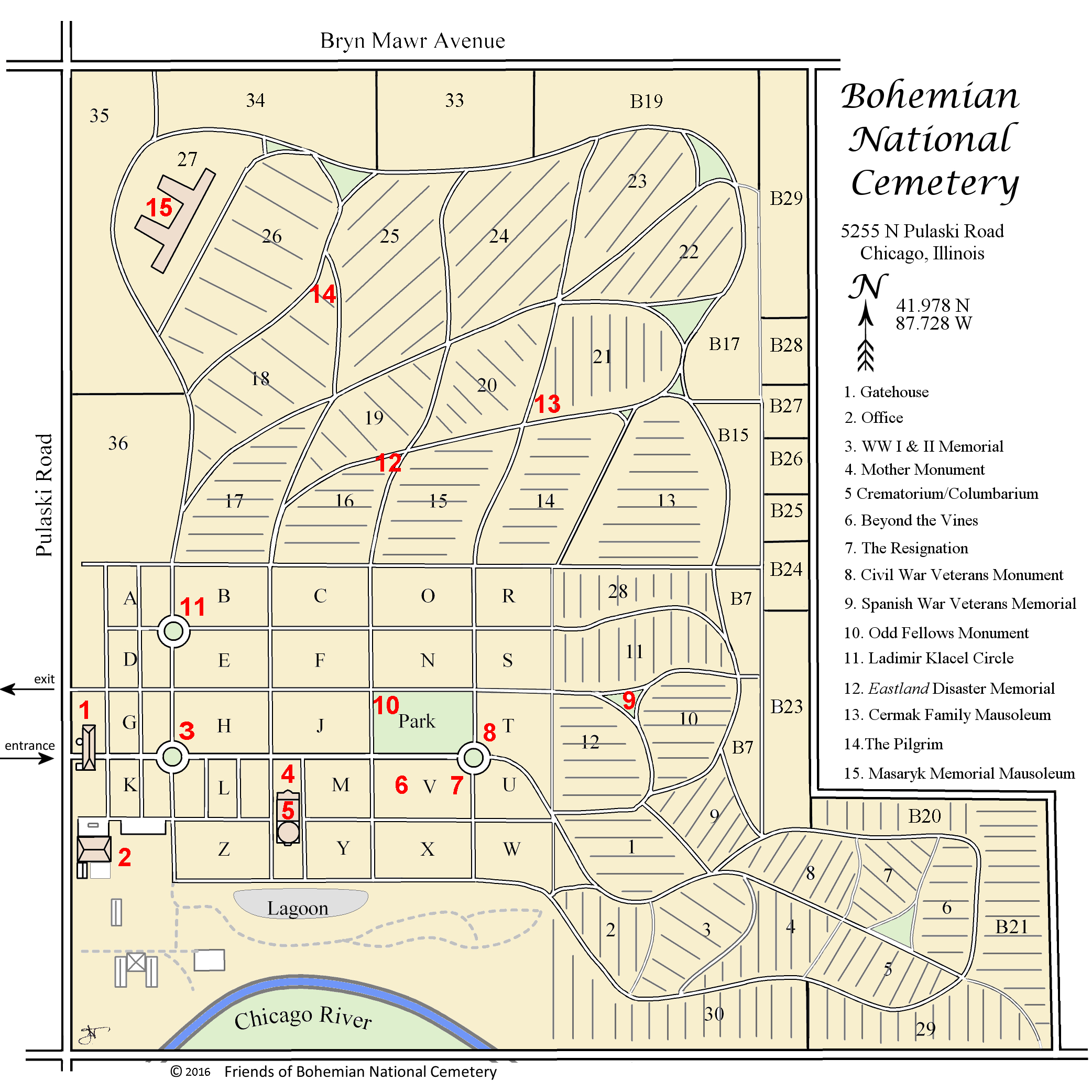 Florida National Cemetery Map Printable Maps