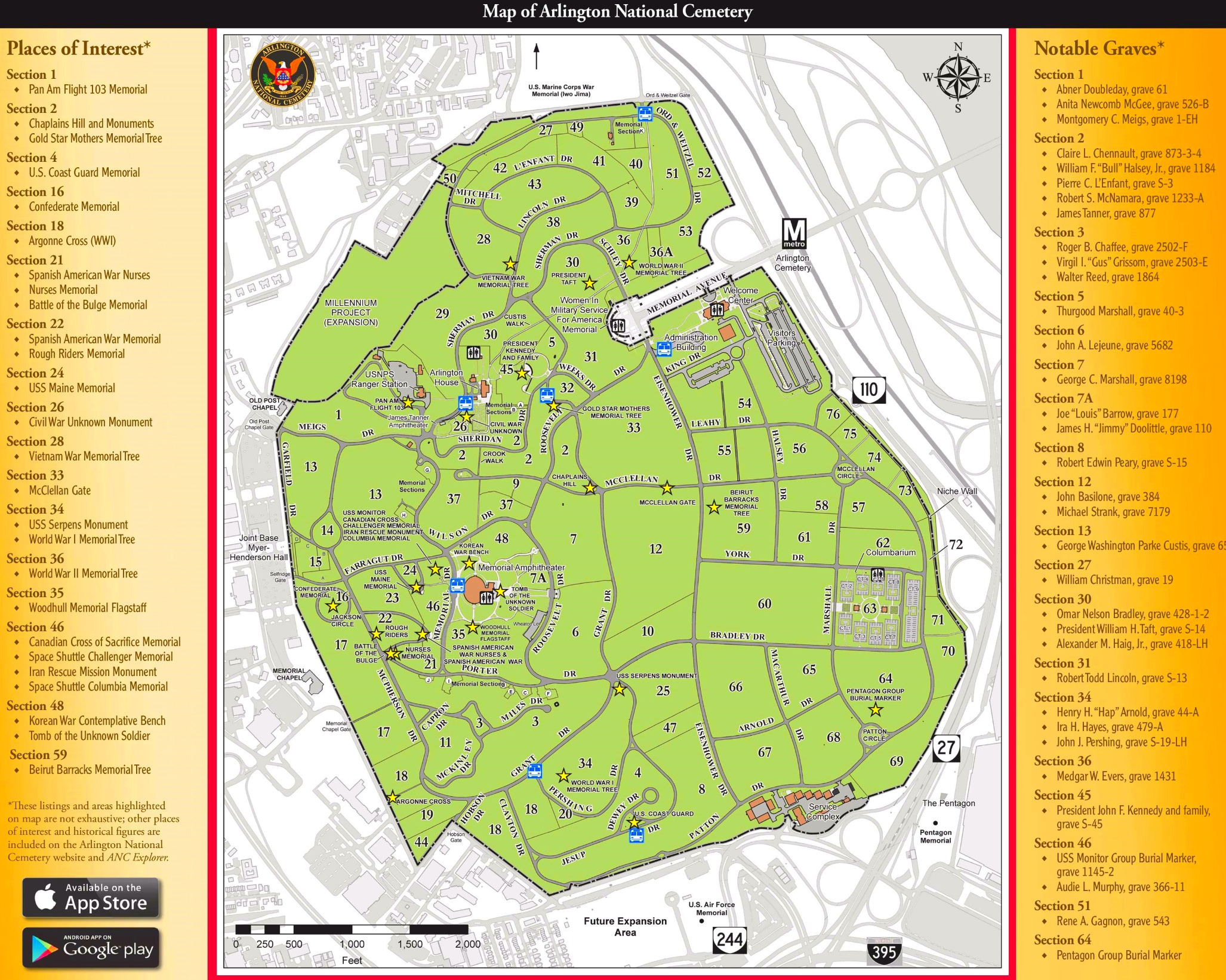 Florida National Cemetery Map Printable Maps