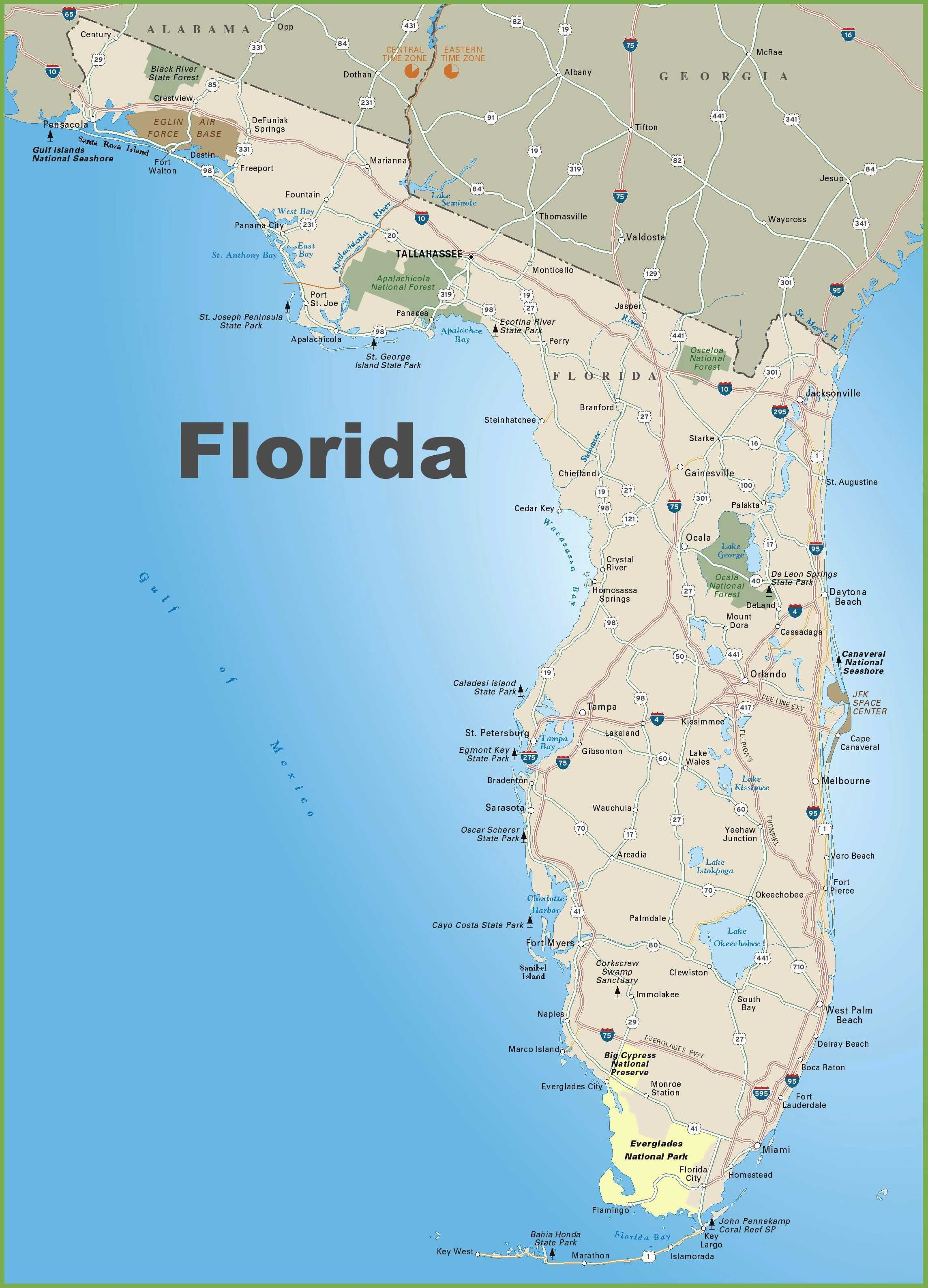 Florida Places I Want To Visit Pinterest Florida Gulf Coast Map 