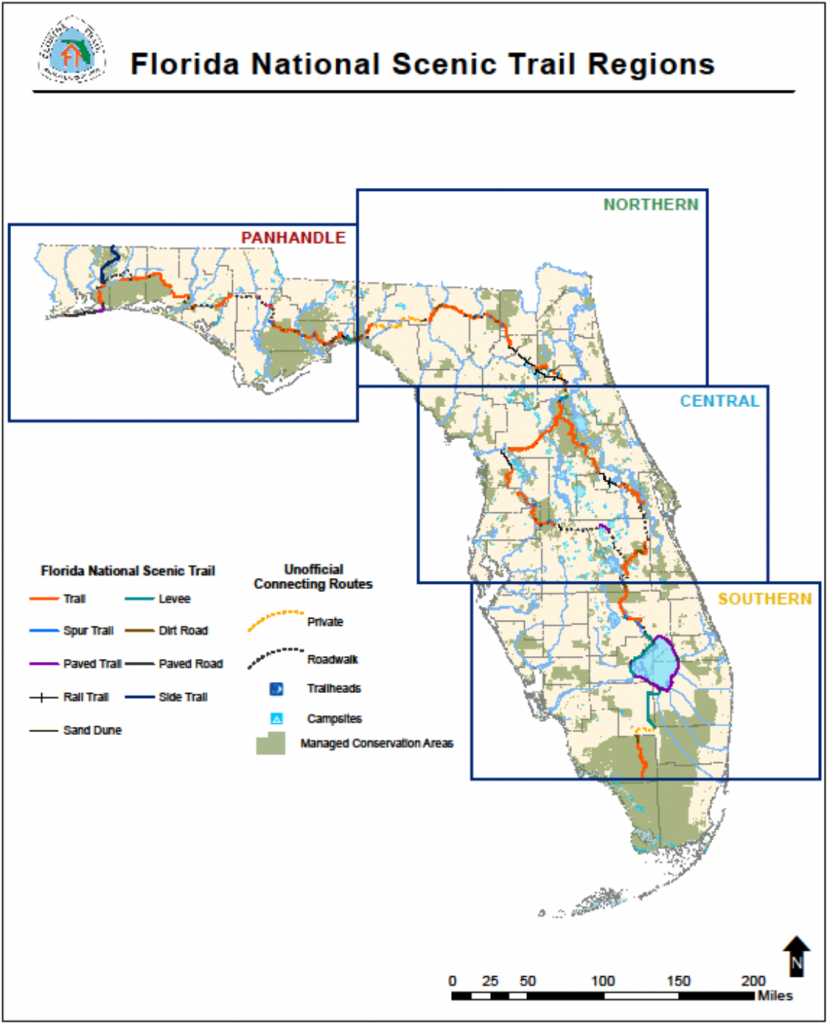 Florida Rails To Trails Maps Printable Maps