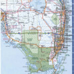 Florida Southern Roads Map Map Of South Florida Cities And Highways