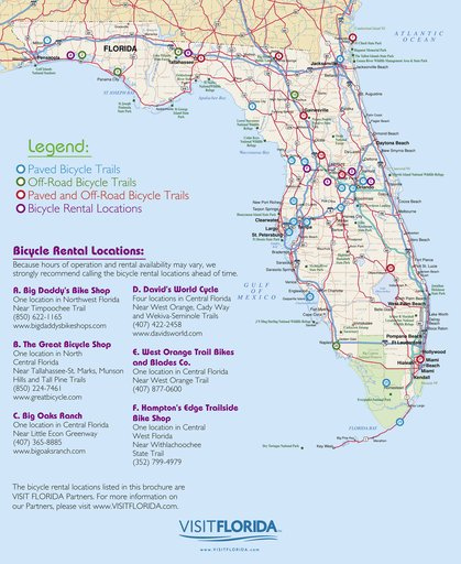 Florida State Bike Map Maplets