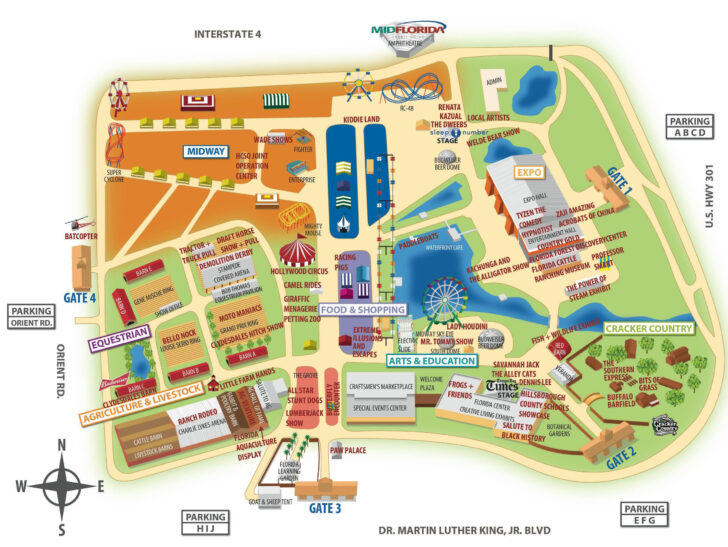 Florida State Fair Map
