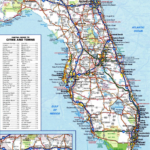 Florida State Large Detailed Roads And Highways Map With All Cities And