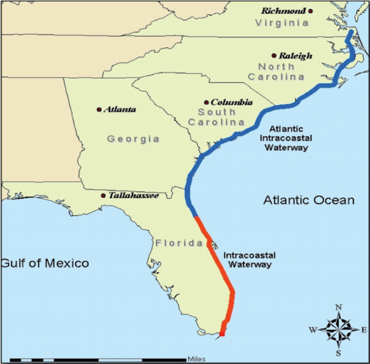 South Florida Intracoastal Map