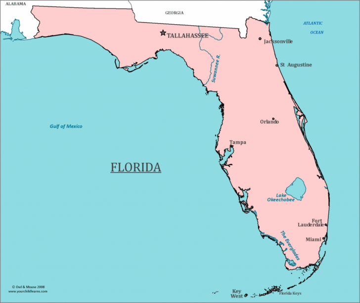 Free Florida Map By Mail