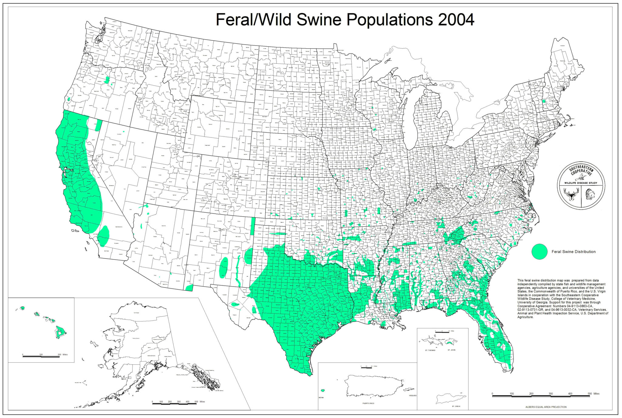 Florida Wild Hog Population Map Printable Maps Wells Printable Map