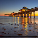 Fort Myers Beach Pier Florida At The Gulf Coast HDR Images Flickr