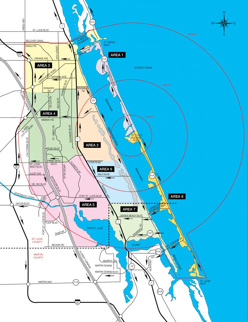 Fpl Clean Energy St Lucie Maps Nuclear Power Plants In Florida 