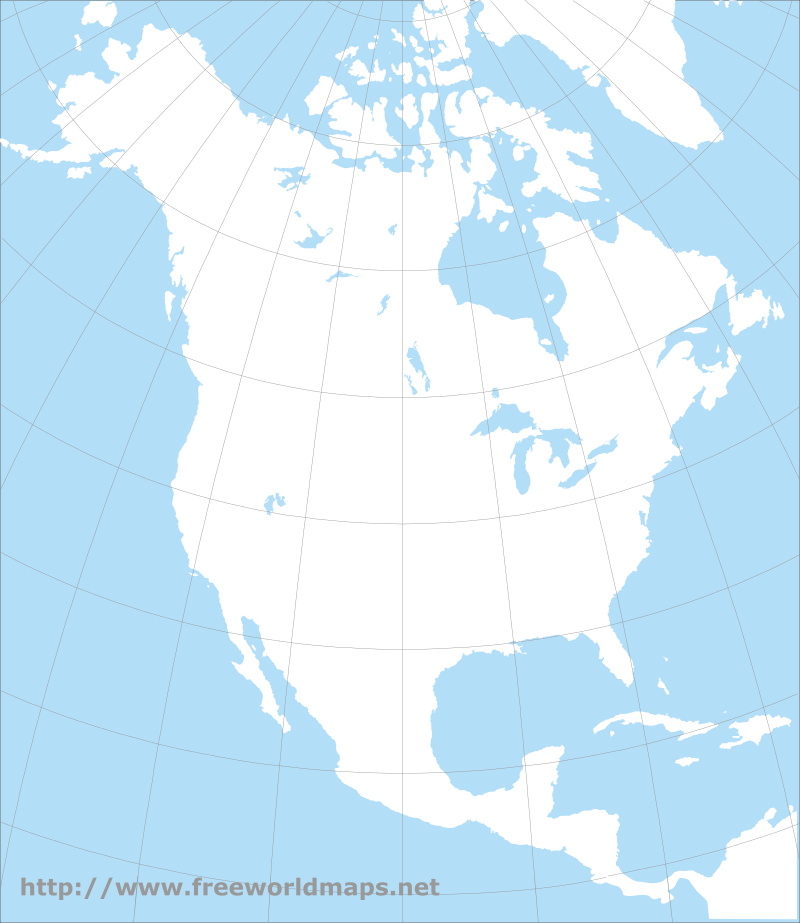 Free North America PDF Maps