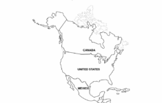Free Printable Map Of North America Printable Maps