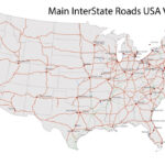 Free Printable Road Map Of Usa Printable US Maps