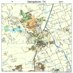 Georgetown Texas Street Map 4829336