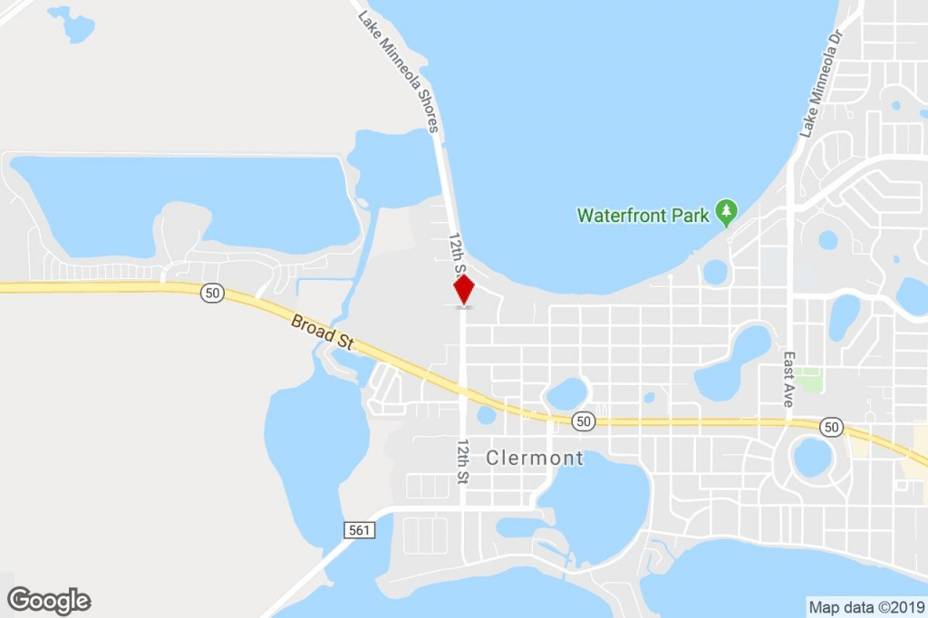 Google Maps Clermont Florida Printable Maps