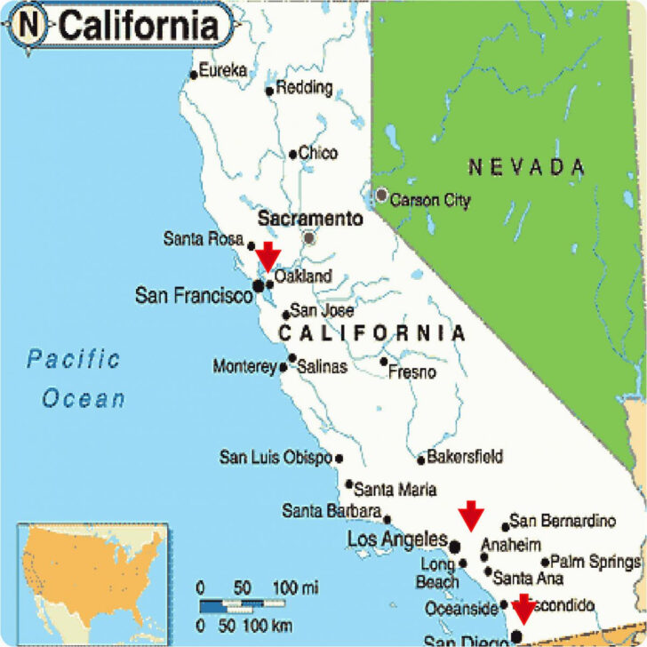 California Google Map 2023