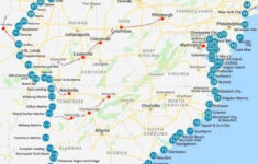 Great Loop Route Distance Intracoastal Waterway Florida Map