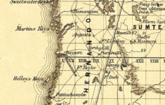 Hernando County 1859 Hernando Florida Map Printable Maps
