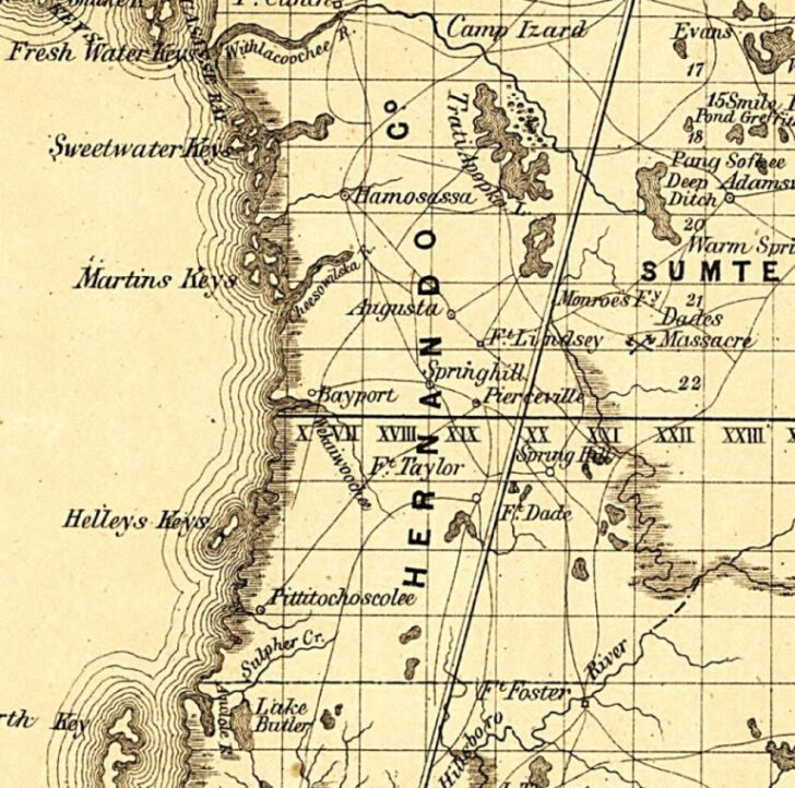 Dorothy Map Hernando County