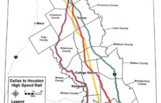 High Speed Rail Texas Route Map Printable Maps