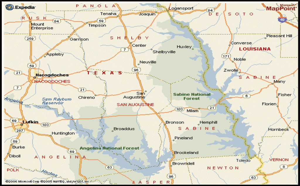 Highland Lakes Longhorn Cavern State Park East Texas Lakes Map 