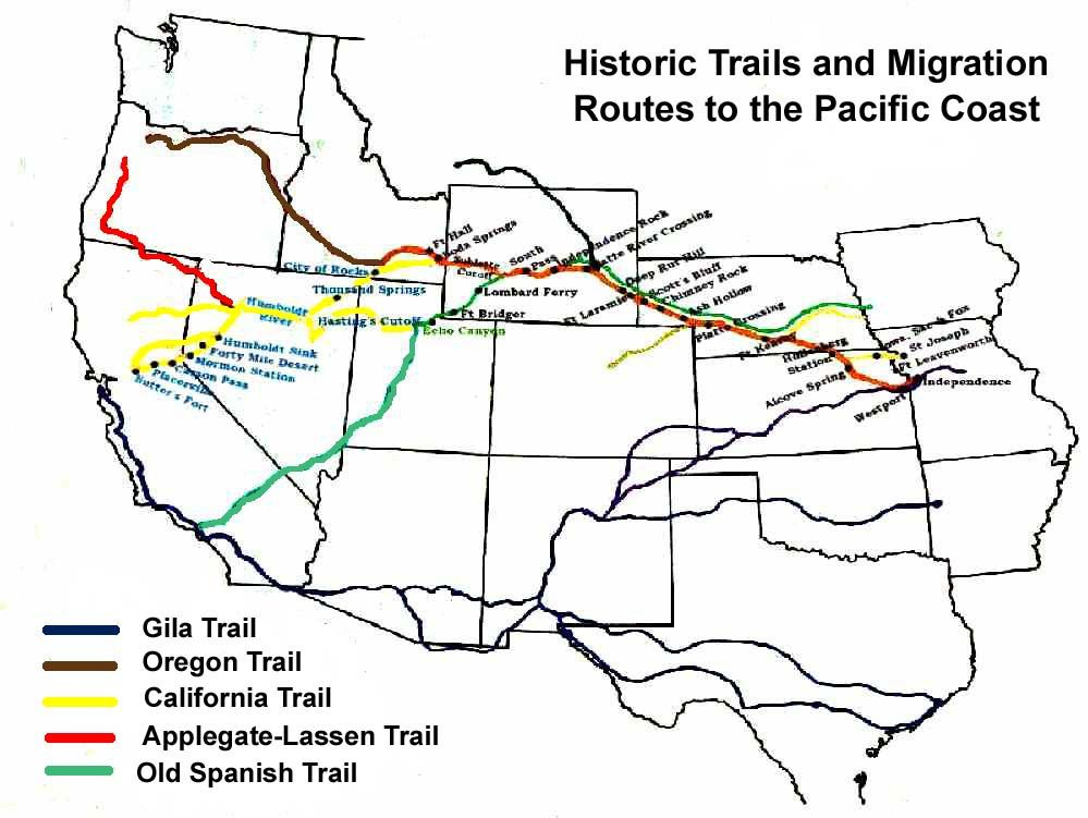 HISTOR1 JPG 999 751 Trails Highlighted In Different Colors For 