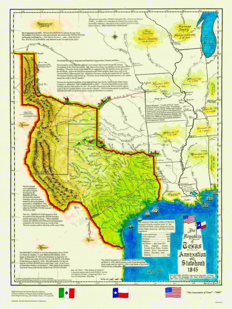 Historical Texas Maps Texana Series Texas Map 1850 Printable Maps