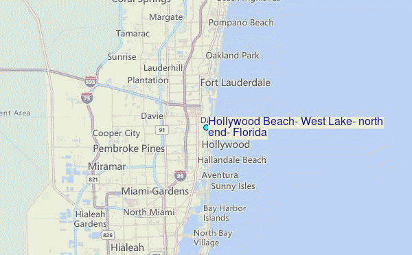 Hollywood Beach West Lake North End Florida Tide Station Location Guide