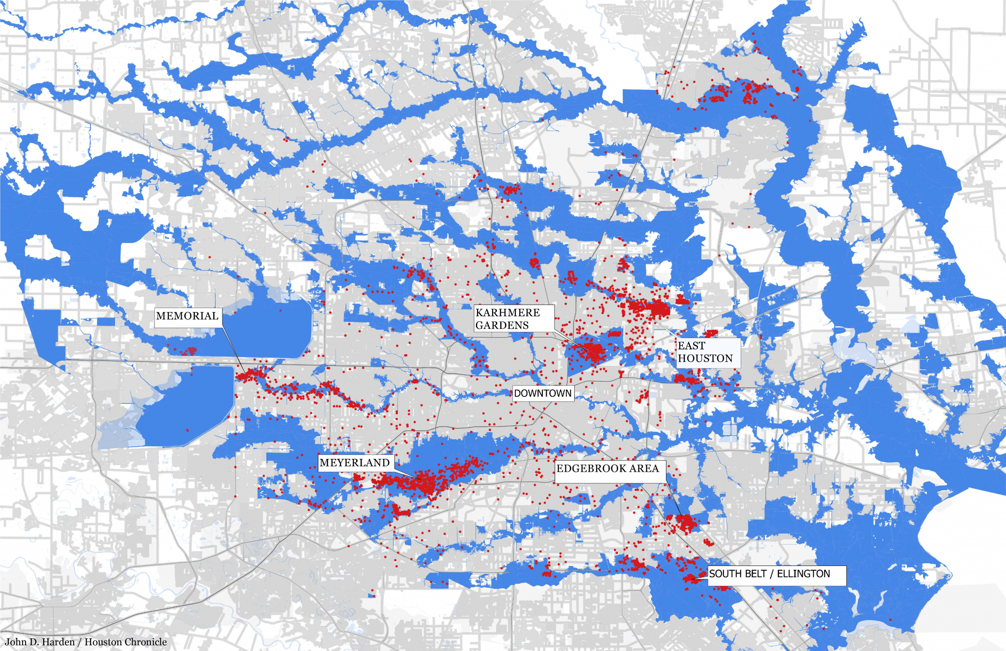 Houston Flood Plain Map