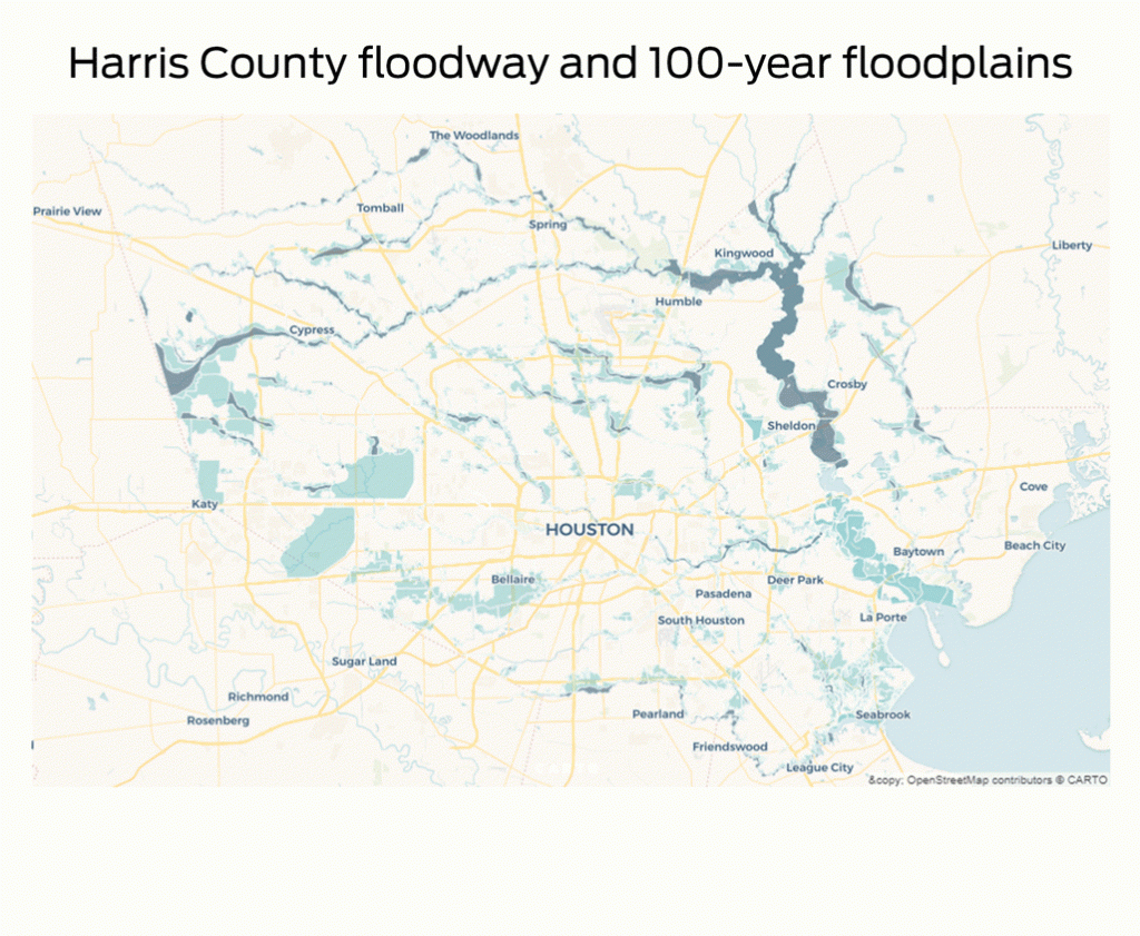 Houston Texas Floodplain Map Printable Maps