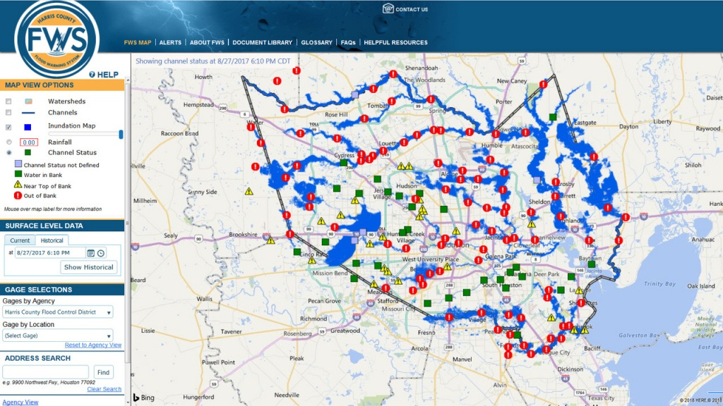 Houston Texas Floodplain Map Printable Maps