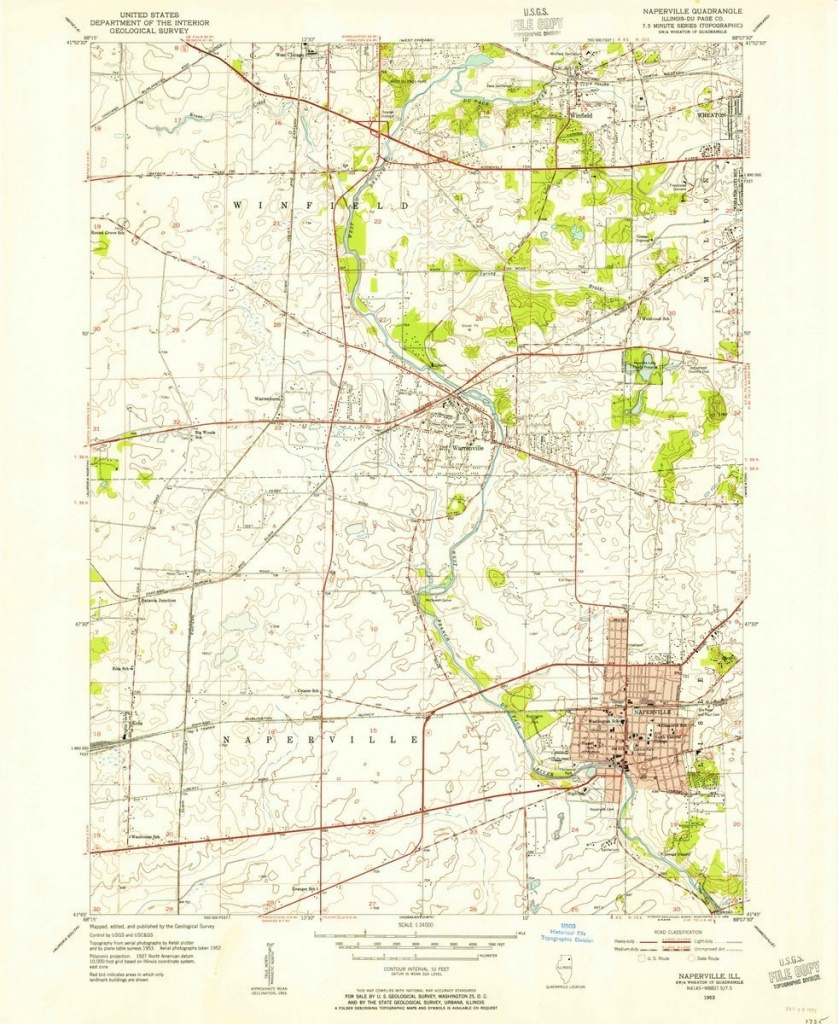 Illinois Printable Map Printable Map Of Naperville Il Printable Maps