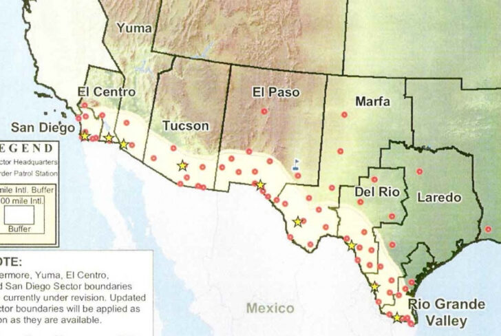 Immigration Check Points In Texas Map