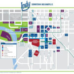 Indianapolis Downtown Map