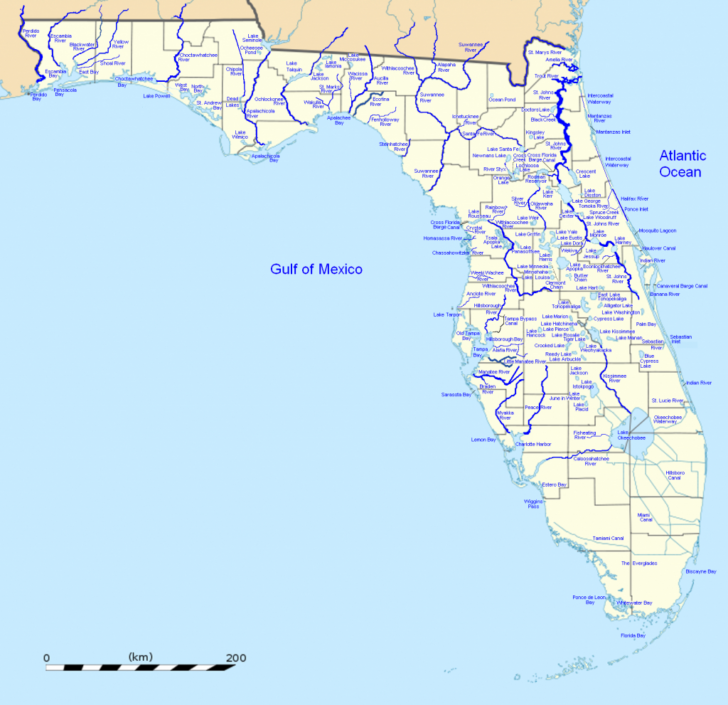 Florida Intercoastal Waterway Map